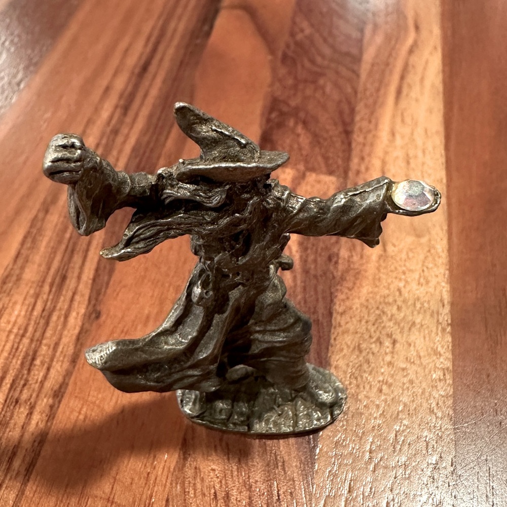 Signed Gallo '98 Pewter Wizard